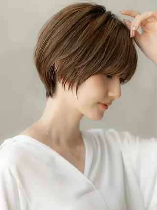 ショート カラー 🉐レイヤー/塩見 弘樹🉐渋谷のヘアスタイル