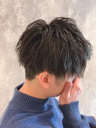 ショート パーマ メンズ Blossom大塚 ディレクター永野のヘアスタイル