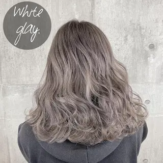 ロング カラー パーマ ヘアアレンジ メンズ supbytomee所属・カラー特化型サロン #SUP.のヘアスタイル