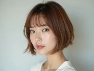 ショート カットモデル 無料🌼岩山のヘアスタイル