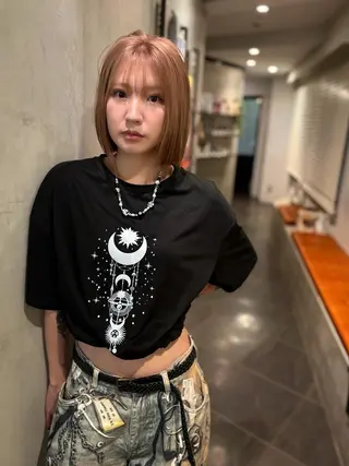 ショート カラー 優 作のヘアスタイル