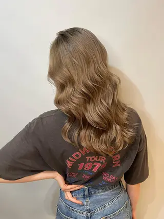 セミロング カラー Le'a所属・渋谷/フェード/ 國分 翔のヘアスタイル