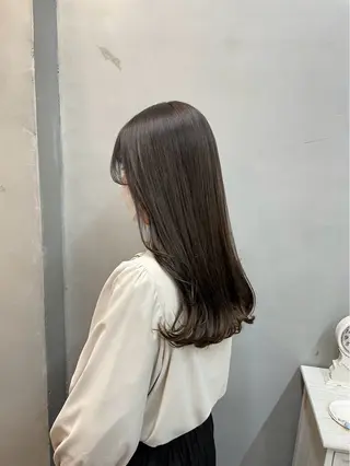 ロング カラー 角田 いちるのヘアスタイル