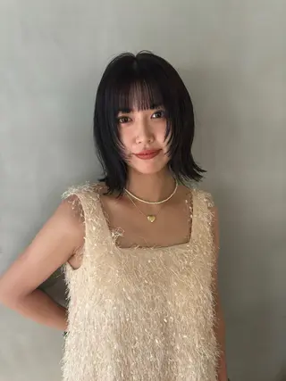 ミディアム risa 。のヘアスタイル