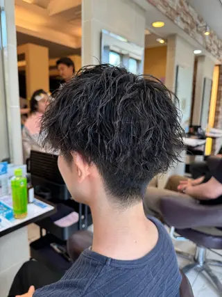 パーマ メンズ ⭐️透明感カラー/ パーマ⭐️宮野翔のヘアスタイル