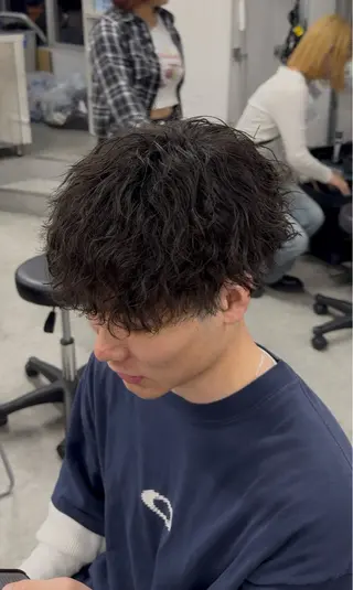 パーマ メンズ パーマ特化 まなるのヘアスタイル
