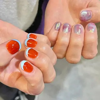 ネイル シモダ カスミ 🦀 @ksm_smdのネイルデザイン