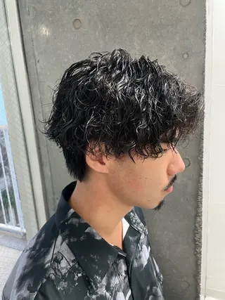 パーマ メンズ メンズモテパーマ💙 fuwaのヘアスタイル