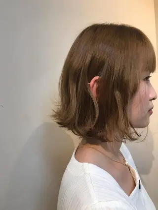 ミディアム Flan Hair&Spa（フランヘアーアンドスパ）所属・矢部 江里奈のヘアスタイル