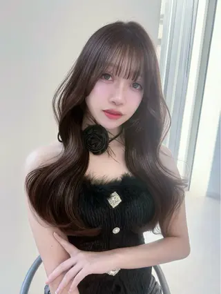 ロング カラー 韓国ヘア×艶髪🎀 池袋/Rina🩶のヘアスタイル