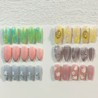 ネイル 【malunail】 8月15日〜店舗移動のネイルデザイン