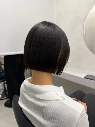 ミディアム 新島 涼のヘアスタイル