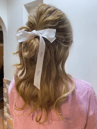 ロング ヘアアレンジ 🦋透明感 艶カラー Rie🦋のヘアスタイル