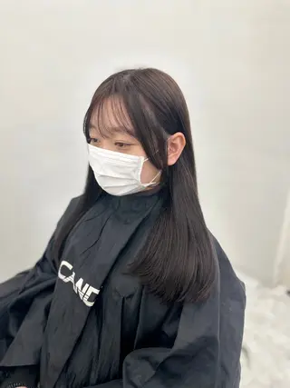 ロング カラー パーマ ヘアアレンジ メンズ キッズ ♥️韓国ヘア レイヤー♥️ゆりのヘアスタイル