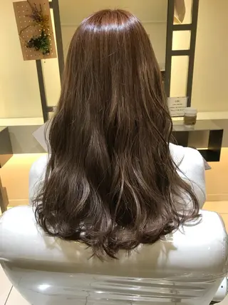 セミロング BiBi 藤野あゆみのヘアスタイル