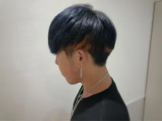 ショート パーマ メンズ IwAsh中山所属・✂︎中山ブリーチ・ パーマ✂︎露木智也のヘアスタイル