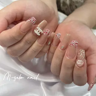 ネイル 韓国/網紅/パーツ M-salonのネイルデザイン
