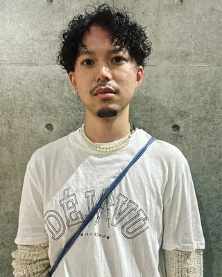 パーマ メンズ メンズスタイリスト リュウジのヘアスタイル