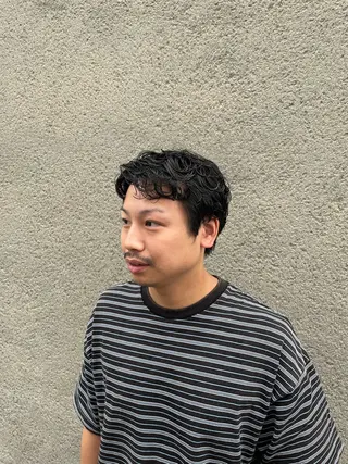 パーマ メンズ 慎太朗/メンズカット /スパイキー/パーマのヘアスタイル