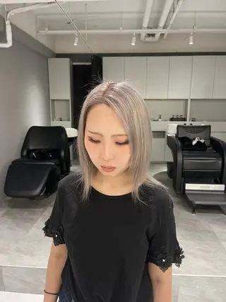 ミディアム カットモデル募集 村上海成のヘアスタイル