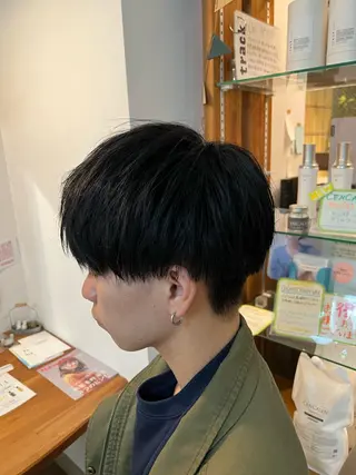 ショート メンズ 【髪質改善/縮毛矯正 /カラー】ホサカのヘアスタイル