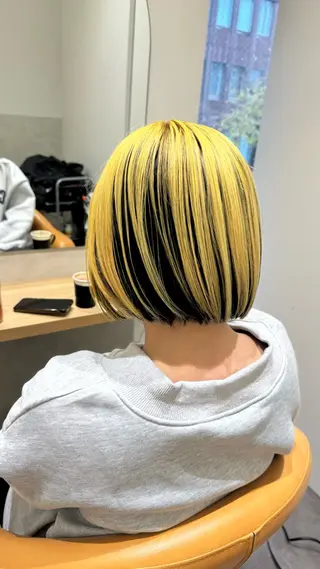 ショート SALOWIN札幌大通り所属・札幌ブリーチカラー/ ダブルカラー/ドイのヘアスタイル