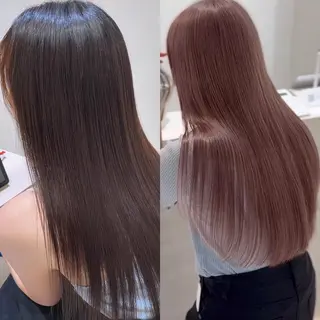 ロング カラー 💎縮毛矯正/透明感 カラー💎椎葉みひろのヘアスタイル