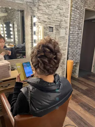 ロング ヘアアレンジ hair make  Lucciのヘアスタイル