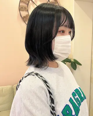 ミディアム カラー ヘアアレンジ ブリーチなし/ レイヤー🌿runaのヘアスタイル