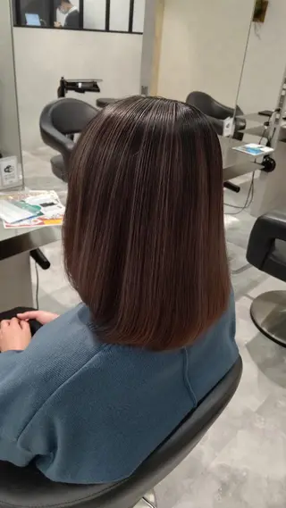 セミロング hair&make earth元住吉店所属・滝沢 英昭のヘアスタイル