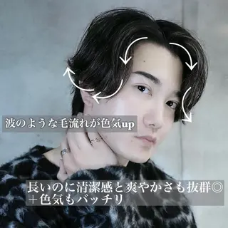 メンズ PERCUT所属・下北沢メンズ専門 美容師中島のヘアスタイル