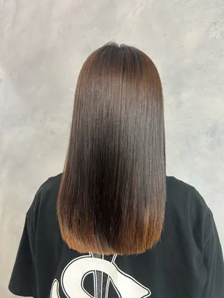 セミロング 岡田 浩暉のヘアスタイル