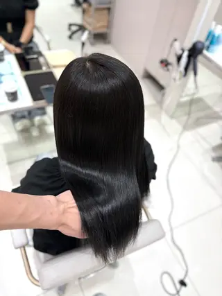 ロング カラー 銀座/赤み消し/ 透明感カラー🩶りくのヘアスタイル