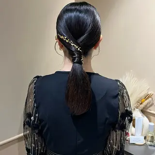 ロング カラー ヘアアレンジ 🫧tomoka 透明感カラー🫧のヘアスタイル