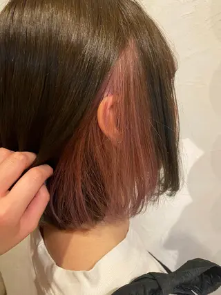 カラー 川原 結希音のヘアスタイル