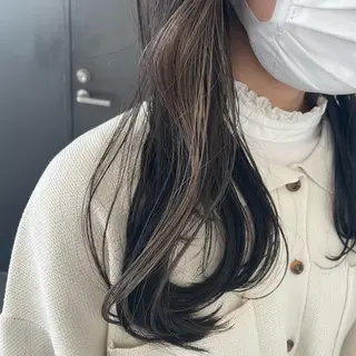 セミロング カラー tablier所属・tablier 熊谷日菜子のヘアスタイル