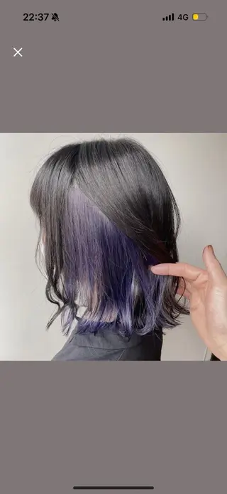 ミディアム カラー 韓国スタイル🇰🇷 トレンドレイヤー🪡のヘアスタイル