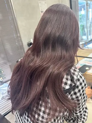 ロング カラー yu-kiハイトーン /ブリーチ無しカラーのヘアスタイル