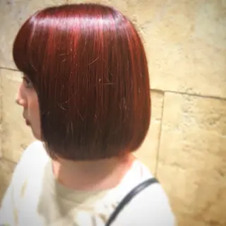 ショート カラー ✨髪質改善ストレート ×ミニボブ✨萩原　翼のヘアスタイル