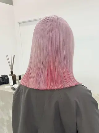 ミディアム カラー Nought etre 西金沢のヘアスタイル