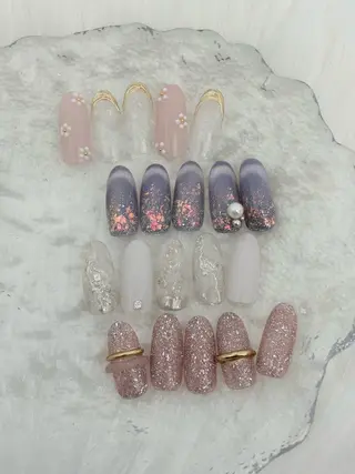 ネイル Li'a Bloom所属・🦋🤍 madoka🤍のネイルデザイン