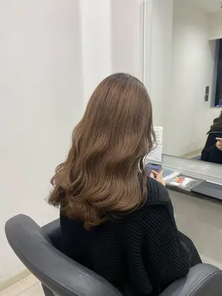 ロング カットモデル/ 透明感ヘア/成瀬裕介のヘアスタイル