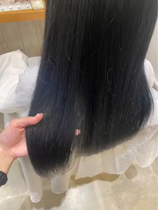 ロング カラー パーマ 田村 亜衣華のヘアスタイル