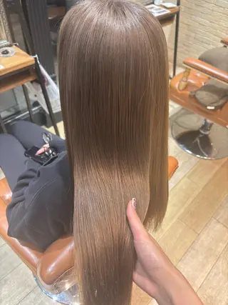 ロング カラー Fukuma Karinのヘアスタイル