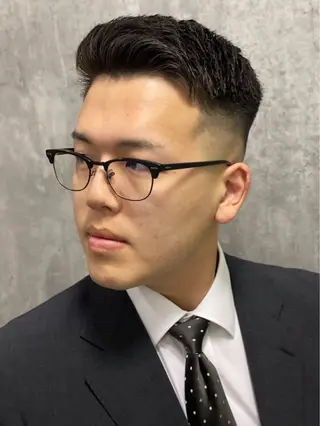 ショート ヒロ銀座　プレミアムバーバー目黒店所属・ほり たつみのヘアスタイル