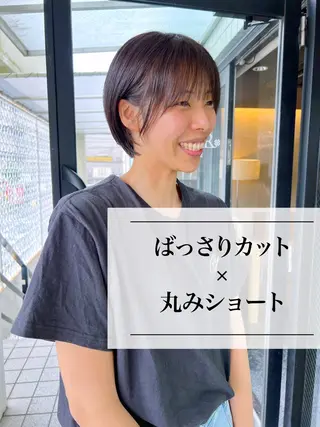 ショート カラー Happiness河原町店所属・進 詩織のヘアスタイル