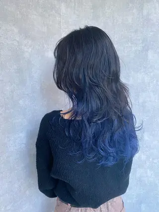 ミディアム カラー 入江 允のヘアスタイル