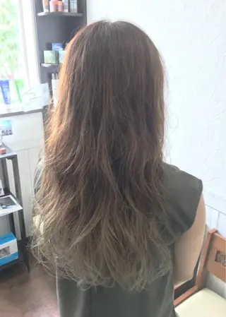 ロング カラー パーマ Rise Heart 中村 裕介のヘアスタイル