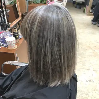 ミディアム カラー 平尾 拓也のヘアスタイル