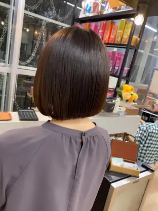 ミディアム カラー パーマ ヘアアレンジ Riposo.所属・✨艶髪✨ 奈須晴香のヘアスタイル